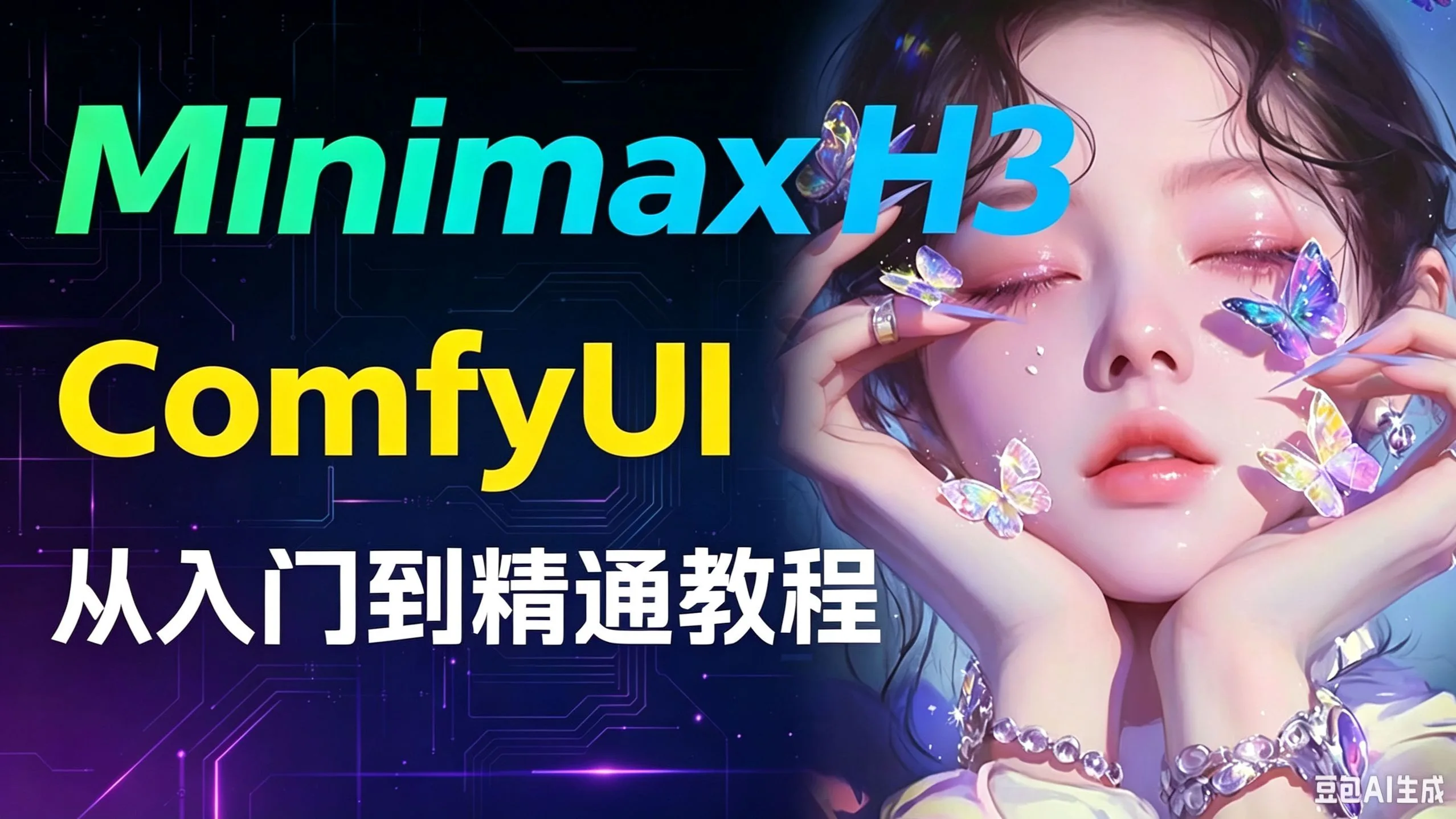 【全网超火】MiniMaxh3使用教程+Comfyui从零基础到精通保姆级教程，目前B站讲的最好最全面的Comfyu工作流搭建（附最新Comfyui整合包