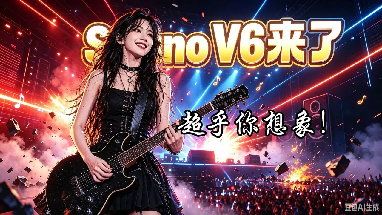 AI音乐【Suno V6 重磅来袭】最强一代模型全解析！大白话描述就能生成歌曲，一条指令融合多首歌 + 图片 + 语音备忘录，三模型选择指南